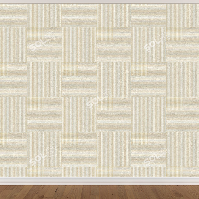 Seamless Wallpaper Set (3 Colors) 3D model image 2