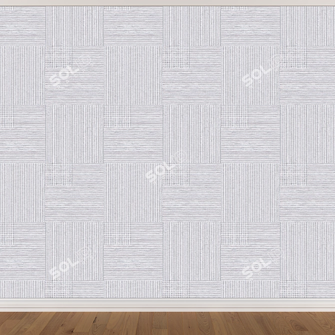 Seamless Wallpaper Set (3 Colors) 3D model image 4