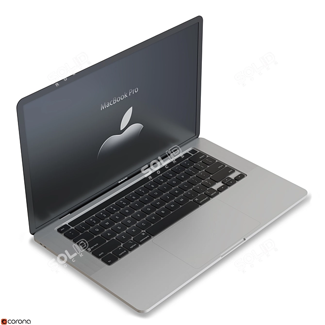 Ultimate MacBook Pro 17: Powerful, Sleek, 2015 Edition 3D model image 1