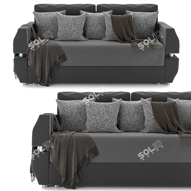 Rino: Stylish and Comfortable Sofa 3D model image 2