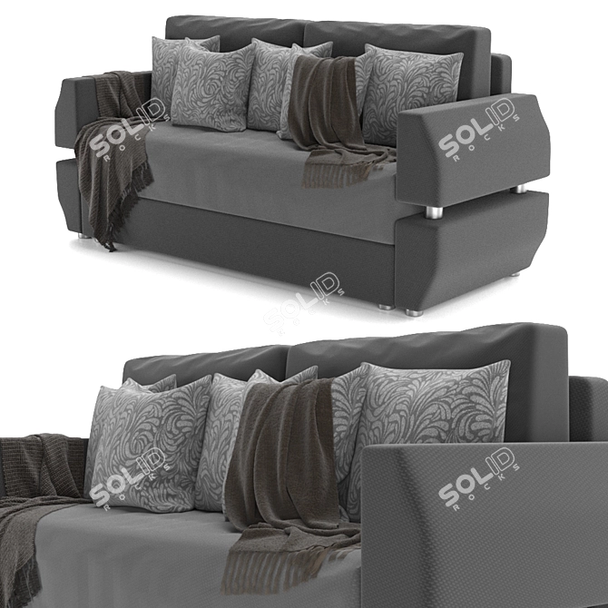 Rino: Stylish and Comfortable Sofa 3D model image 3