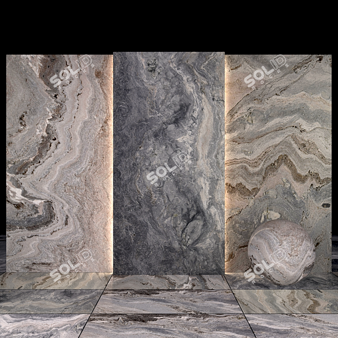 Fantasy Marble - Texture Bundle for 3D Modeling 3D model image 2