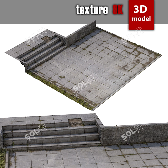 Highly Detailed 3D Platform 3D model image 1