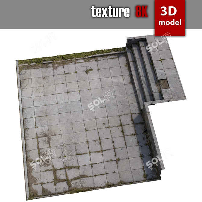 Highly Detailed 3D Platform 3D model image 2