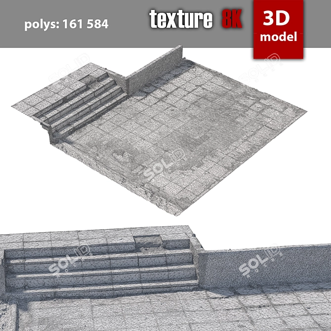 Highly Detailed 3D Platform 3D model image 3