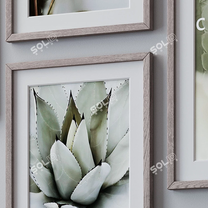 Versatile Photo Frame Set 3D model image 2
