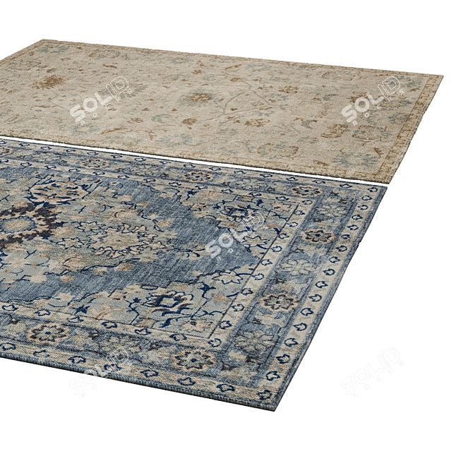 Polyshag Rug 97 - Luxury and Comfort 3D model image 2