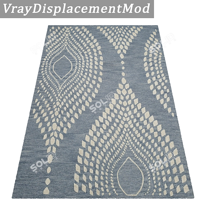 Luxury Carpet Set: High-quality Textures for Close and Distant Shots 3D model image 3