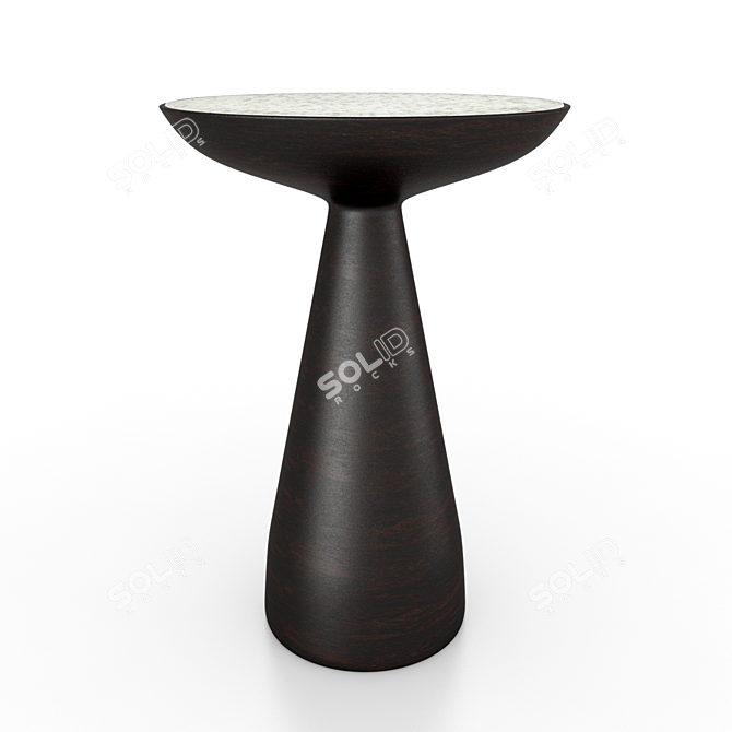 Elegant Briget Side Table - Lulu & Georgia 3D model image 1