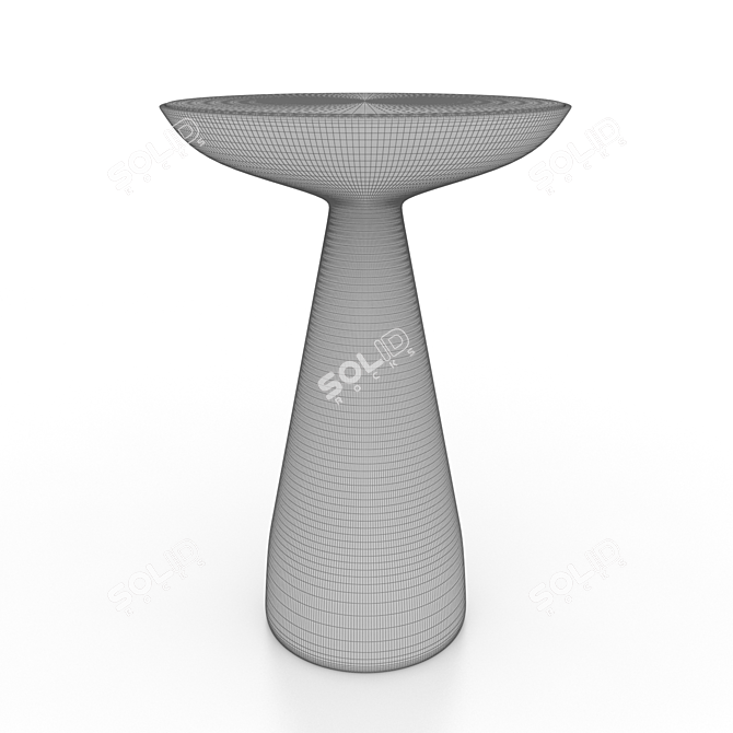 Elegant Briget Side Table - Lulu & Georgia 3D model image 3