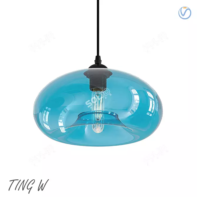 Ting_w Industrial Vintage Pendant 3D model image 1