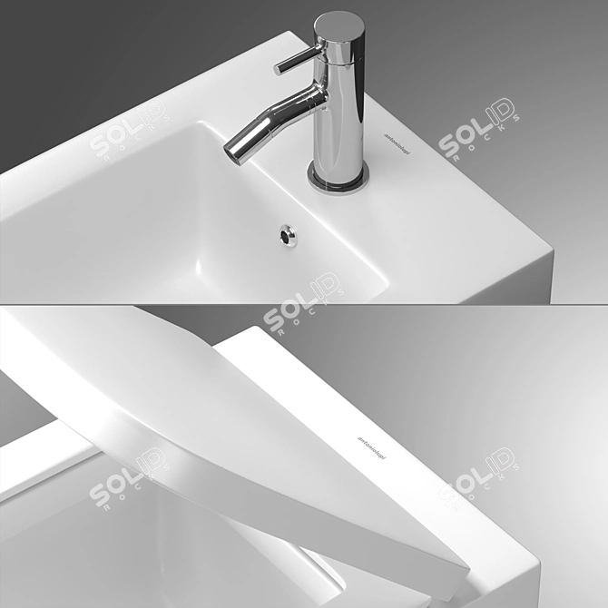 Antonio Lupi Comodo2: Sleek and Stylish Hanging Bidet and Toilet 3D model image 4