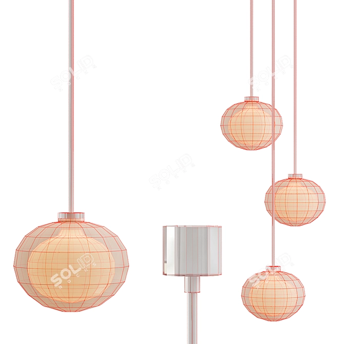 Tooy Nabila 1 - Modern Pendant Lighting 3D model image 4