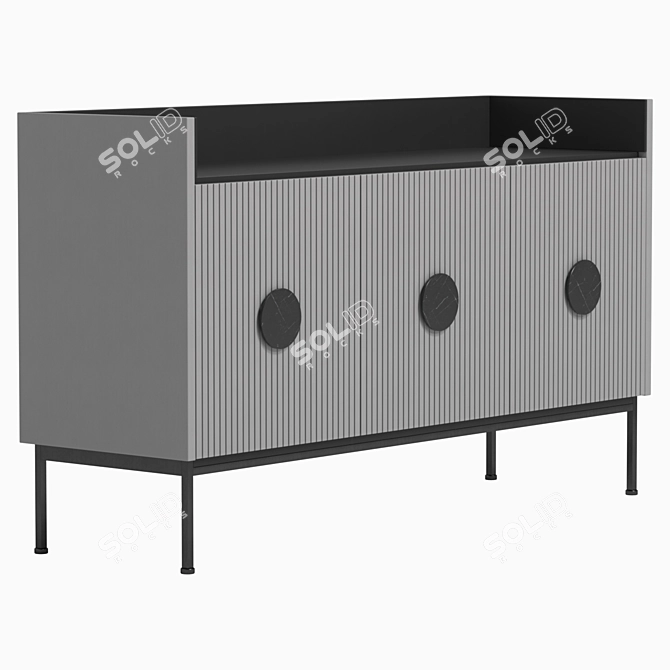 Title: UNO Sideboard: Stylish and Spacious 3D model image 3