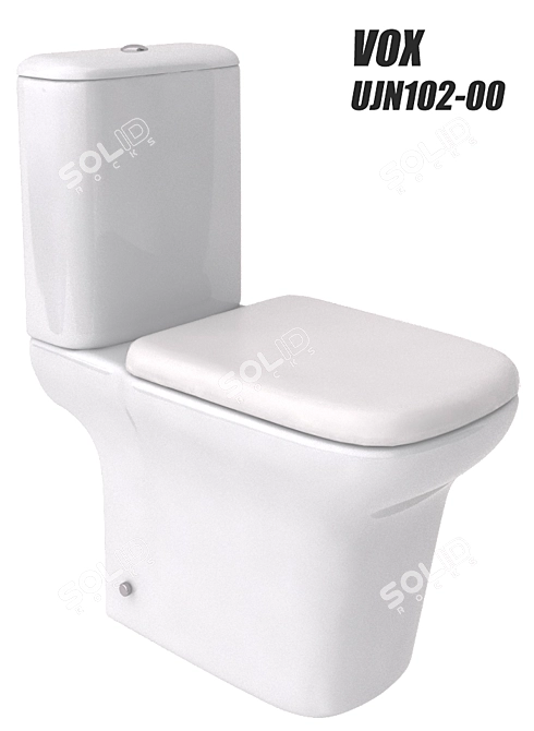 Modern Toilet Bowls with Realistic 3D Models 3D model image 2