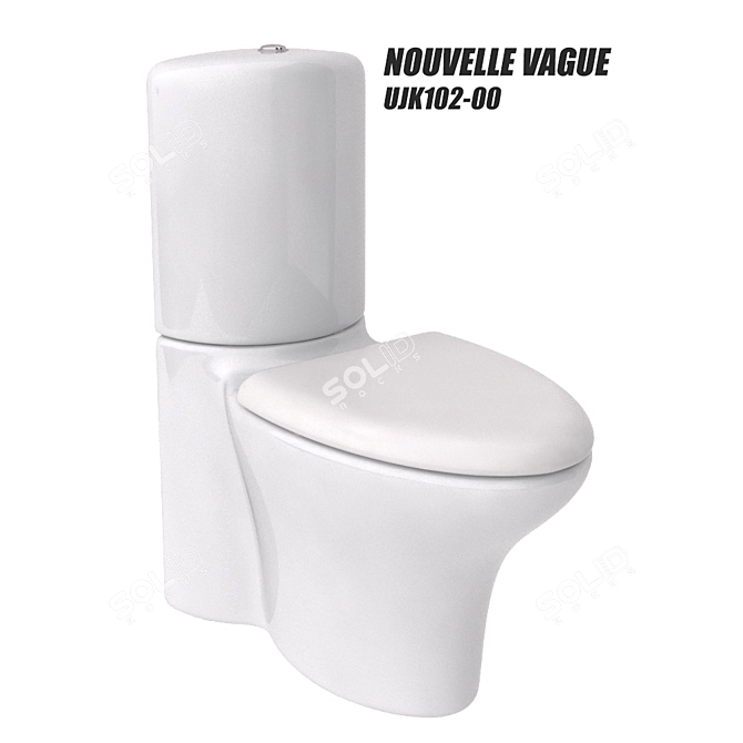 Modern Toilet Bowls with Realistic 3D Models 3D model image 5