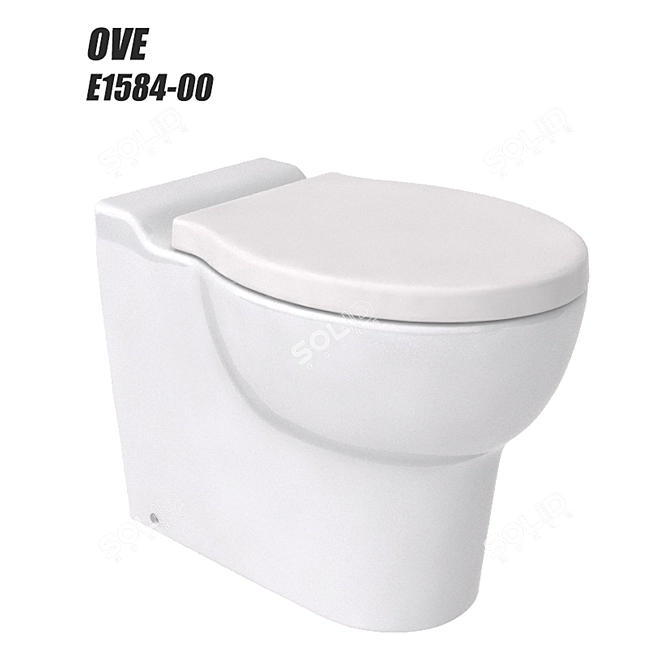 Modern Toilet Bowls with Realistic 3D Models 3D model image 7