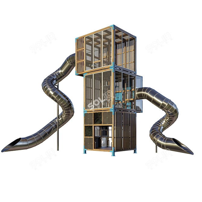 Cubical Halo - Innovative Play Structure 3D model image 1