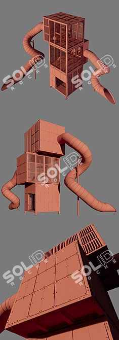 Cubical Halo - Innovative Play Structure 3D model image 4