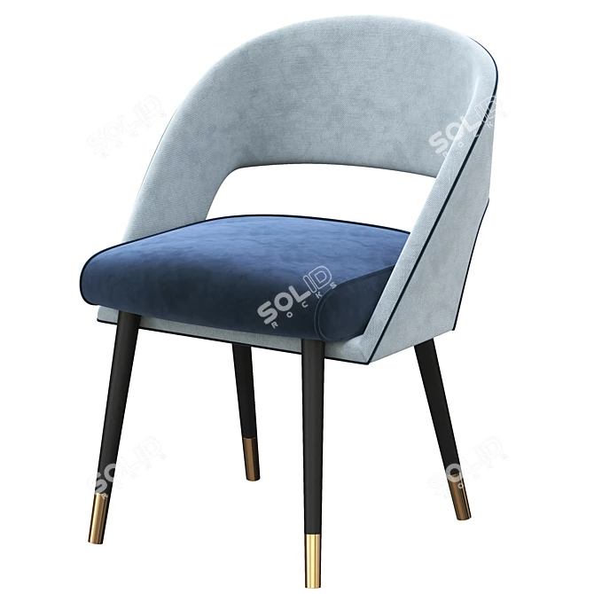 Elegant Ines Chair: Modern Design 3D model image 2