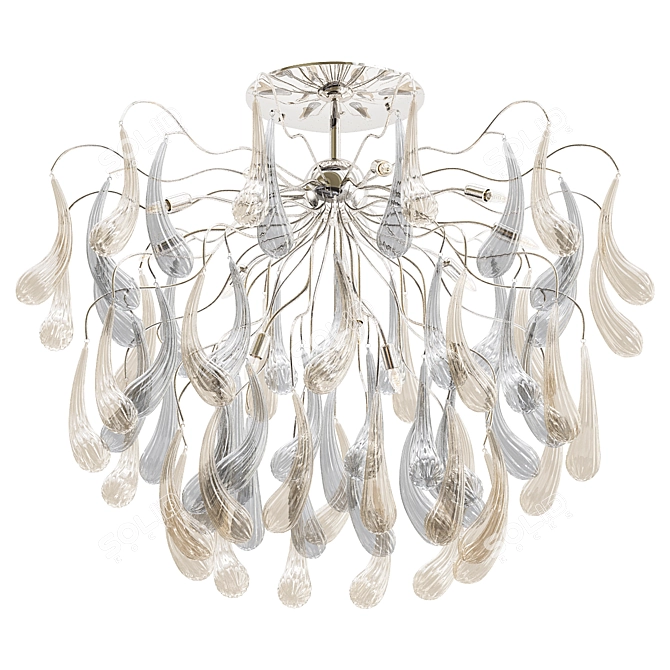 Elegant Lightstar Manica Chandelier 3D model image 1