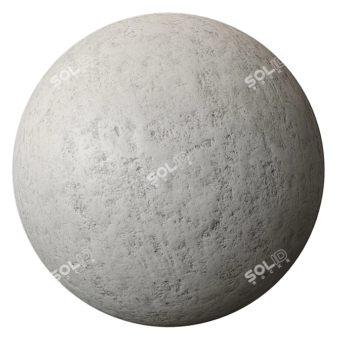 Seamless Decorative Plaster Textures 3D model image 4