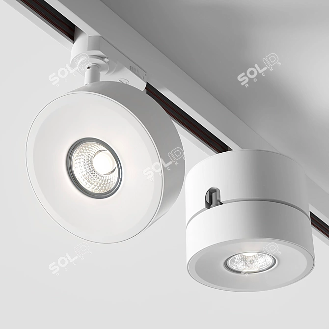 Modern LED Lighting Solution: AQForm Qrled Collection 3D model image 2