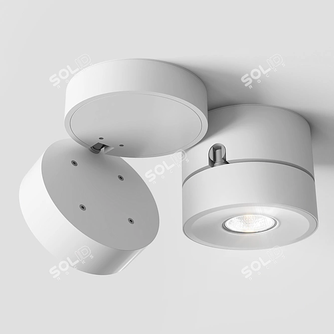 Modern LED Lighting Solution: AQForm Qrled Collection 3D model image 3