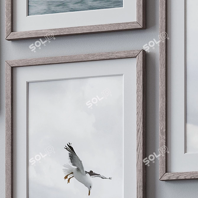 Versatile Photo Frames Set 3D model image 2