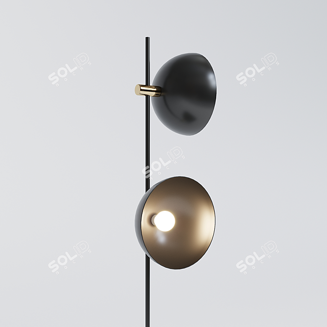 Elegant ZENA Floor Lamp: Modern Design 3D model image 3