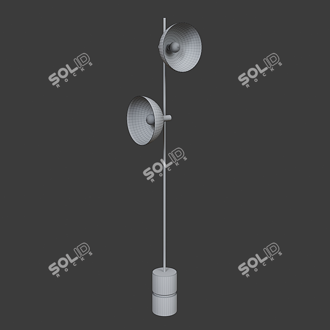 Elegant ZENA Floor Lamp: Modern Design 3D model image 5