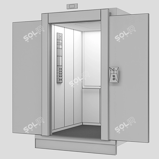 Kleemann Modern Life Elevator: Elevate Your Space 3D model image 5