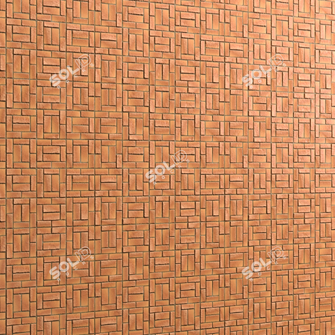 4 Pattern Brick Tiles - PBR Materials 3D model image 11