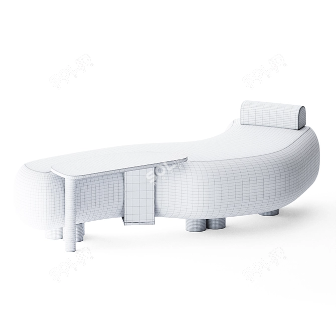 Modern Elegance. Minho Sofa 3D model image 3