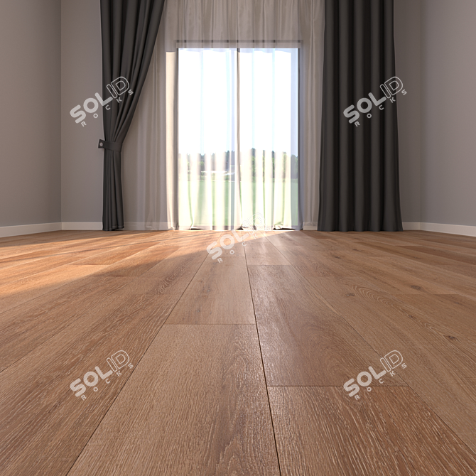 Corona Whistler Brown Parquet 3D model image 2