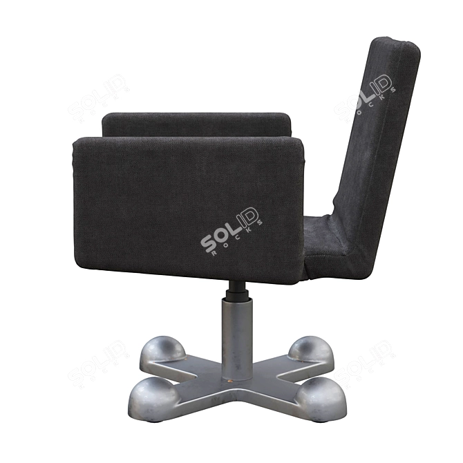 Elegant Desk Chair: Sottsass-King Collaboration 3D model image 6