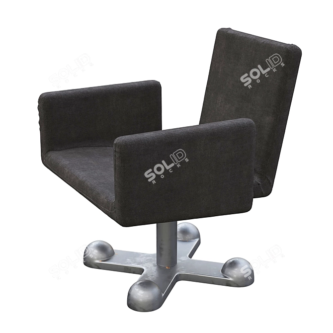 Elegant Desk Chair: Sottsass-King Collaboration 3D model image 7