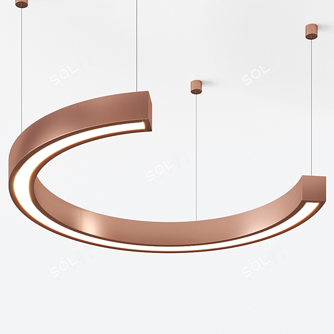 Italian Design CPRN Pendant Lamp 3D model image 2