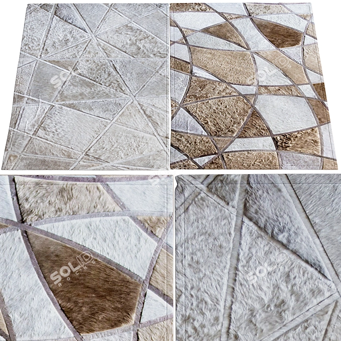 3D Max Rugs, Two Designs 3D model image 1
