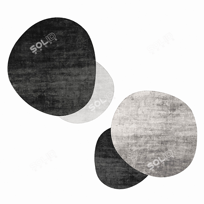 Nuora Rug - Modern Scandinavian Style 3D model image 1