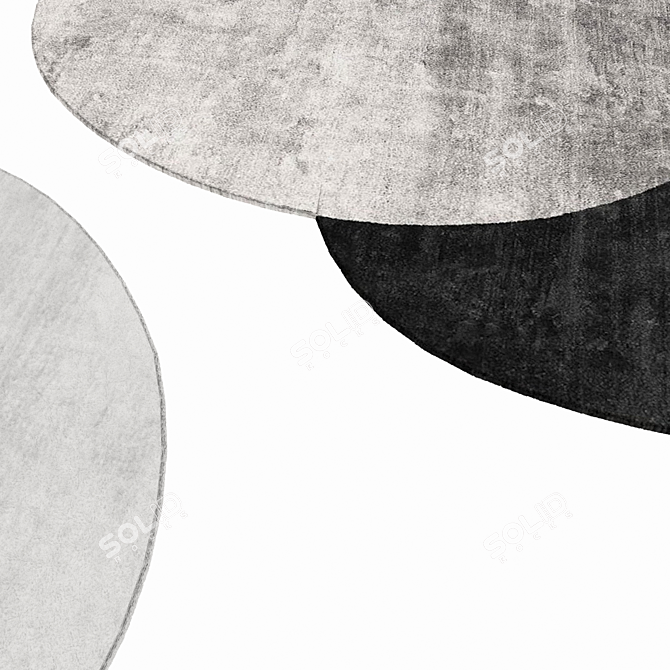 Nuora Rug - Modern Scandinavian Style 3D model image 2