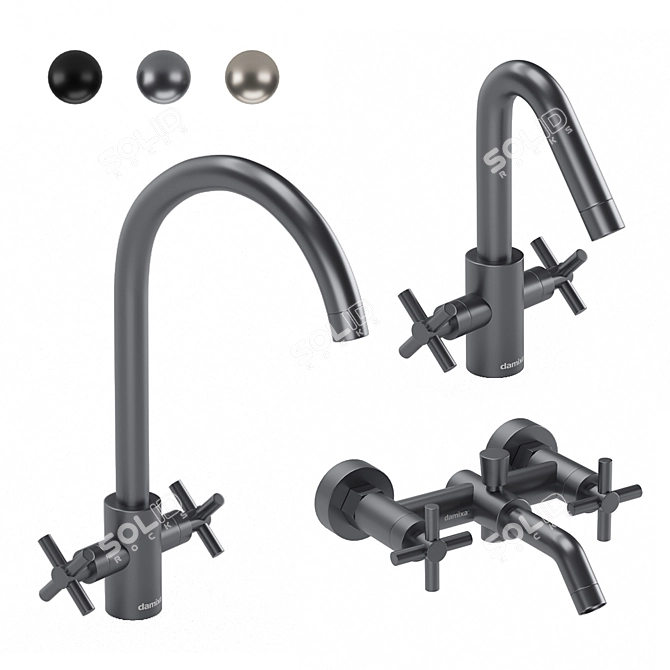 Damixa Neo Classic Collection | Stylish Faucets for Every Corner of Your Home 3D model image 2