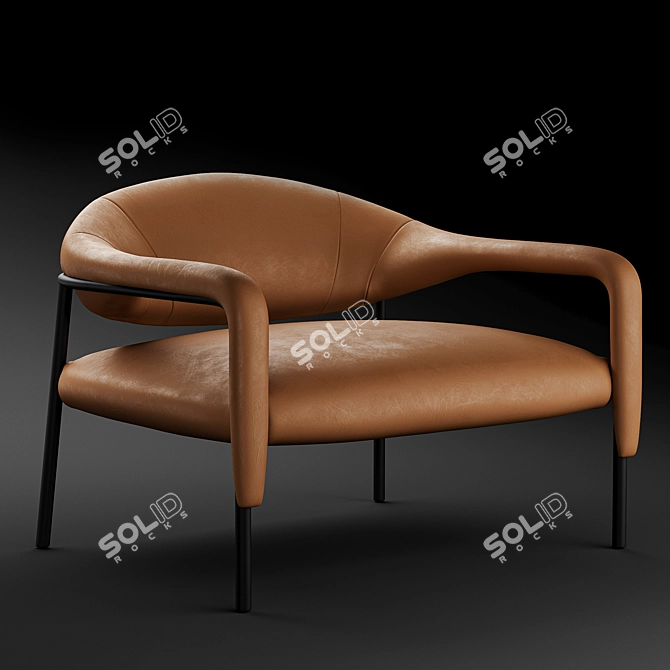 Urban Edge Spider Armchair 3D model image 1