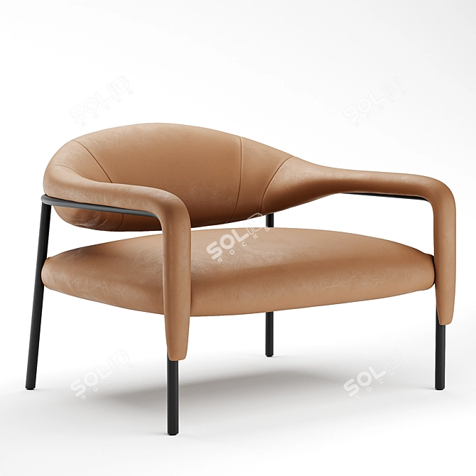 Urban Edge Spider Armchair 3D model image 4