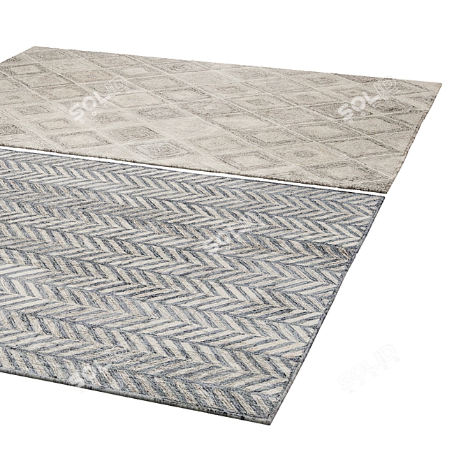 Polys: 3 888, Vets: 4 004 - Durable Rug for All Pets 3D model image 2