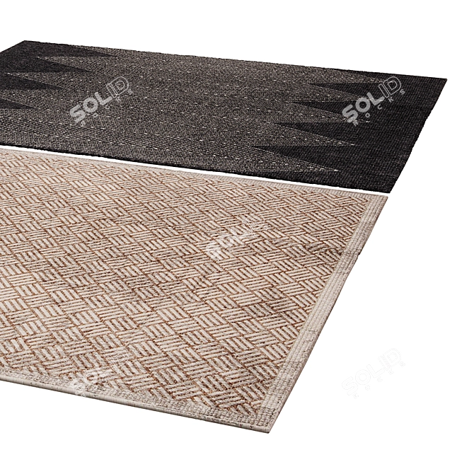 Plush Polys Rug - Vet Approved! 3D model image 2