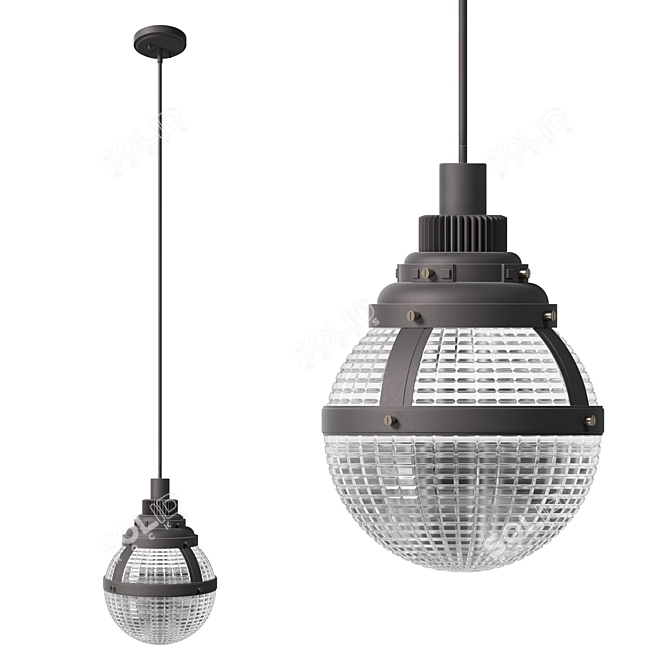 Modern Kichler Pendant Light 3D model image 1