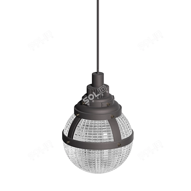 Modern Kichler Pendant Light 3D model image 2