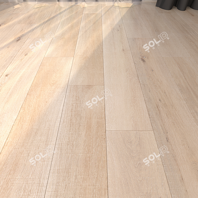 Whistler Maple Parquet: 20x120cm 3D model image 1