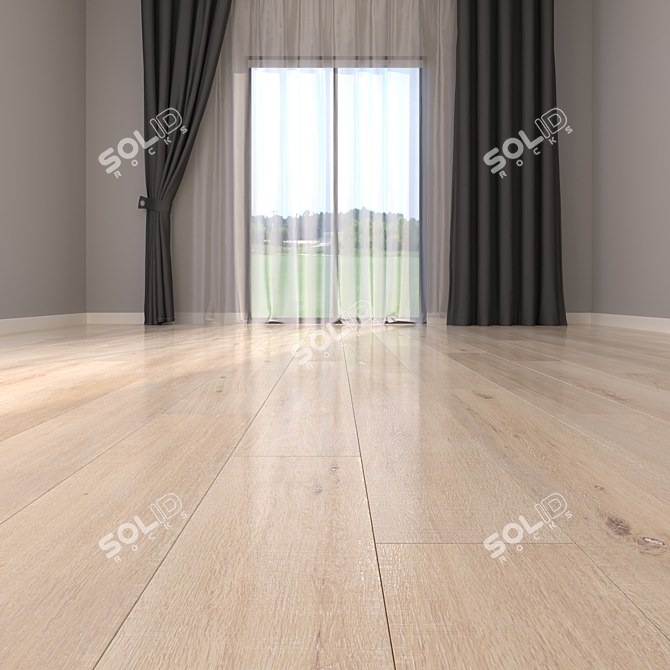 Whistler Maple Parquet: 20x120cm 3D model image 2